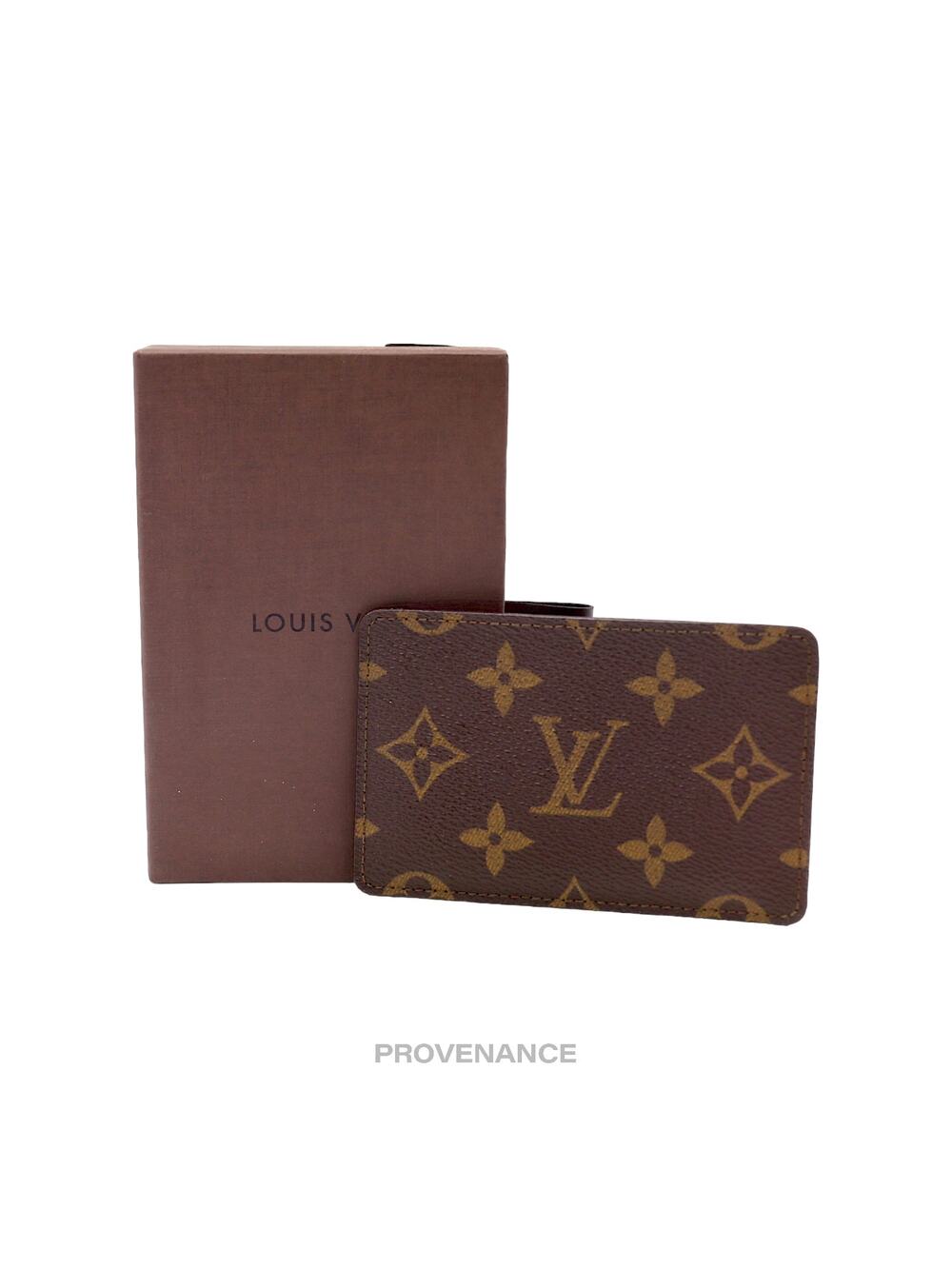 🔴 Louis Vuitton Card Holder Wallet - Monogram Small "f"